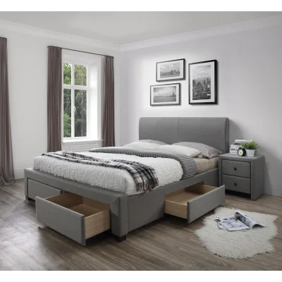 Bed MODENA 140, GRAY